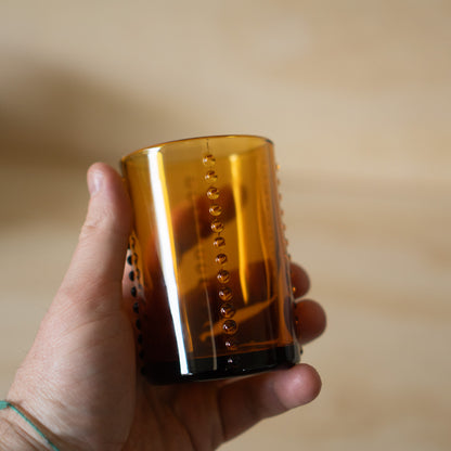 Hirota Glass - Sori Yanagi design Y Glass Tumbler - Amber