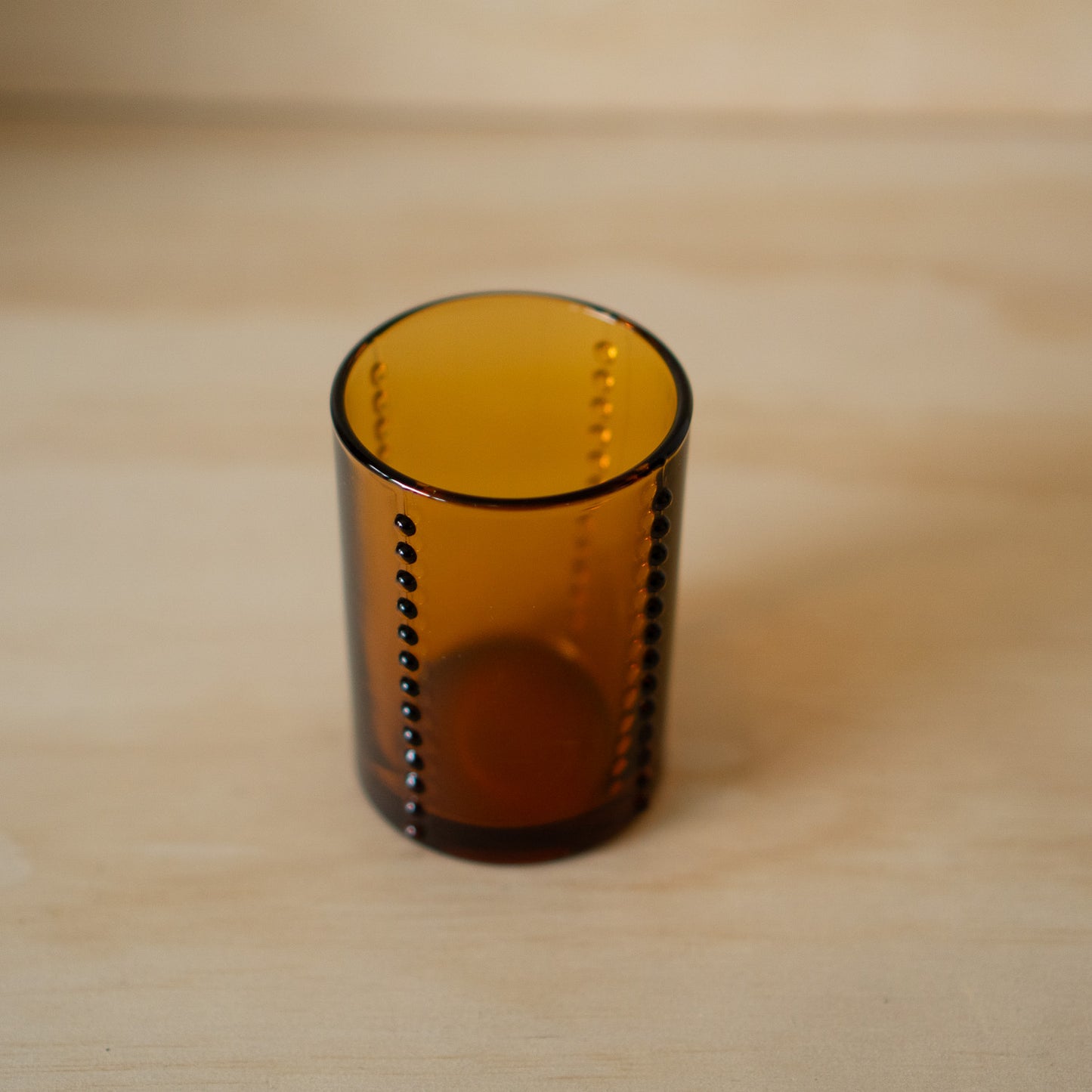Hirota Glass - Sori Yanagi design Y Glass Tumbler - Amber