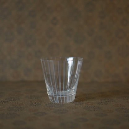 Hirota Glass - Japanese Milk Glass tokusa cup - small