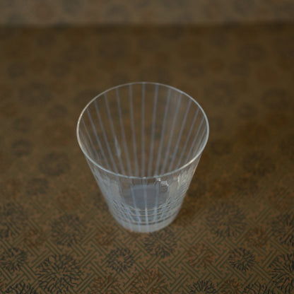 Hirota Glass - Japanese Milk Glass tokusa cup - Large