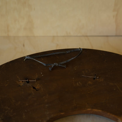 Antique Japanese Showa period Daikoku and Ebisu Plaque