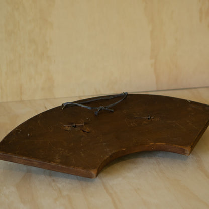 Antique Japanese Showa period Daikoku and Ebisu Plaque