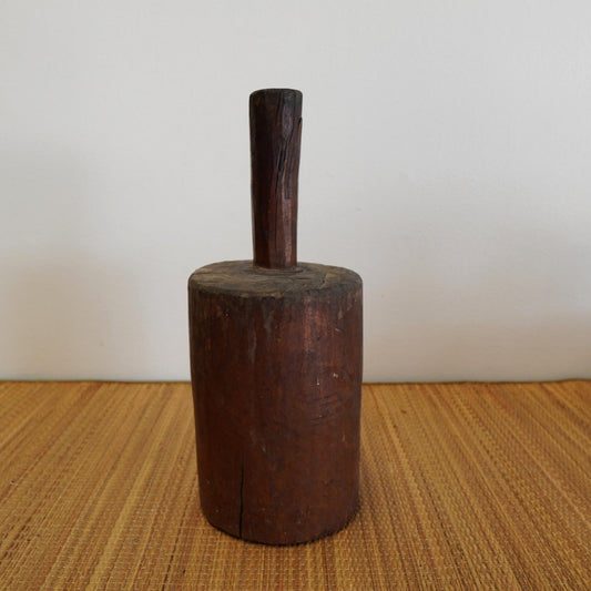 Antique Japanese Wooden Straw Hammer - No. 5