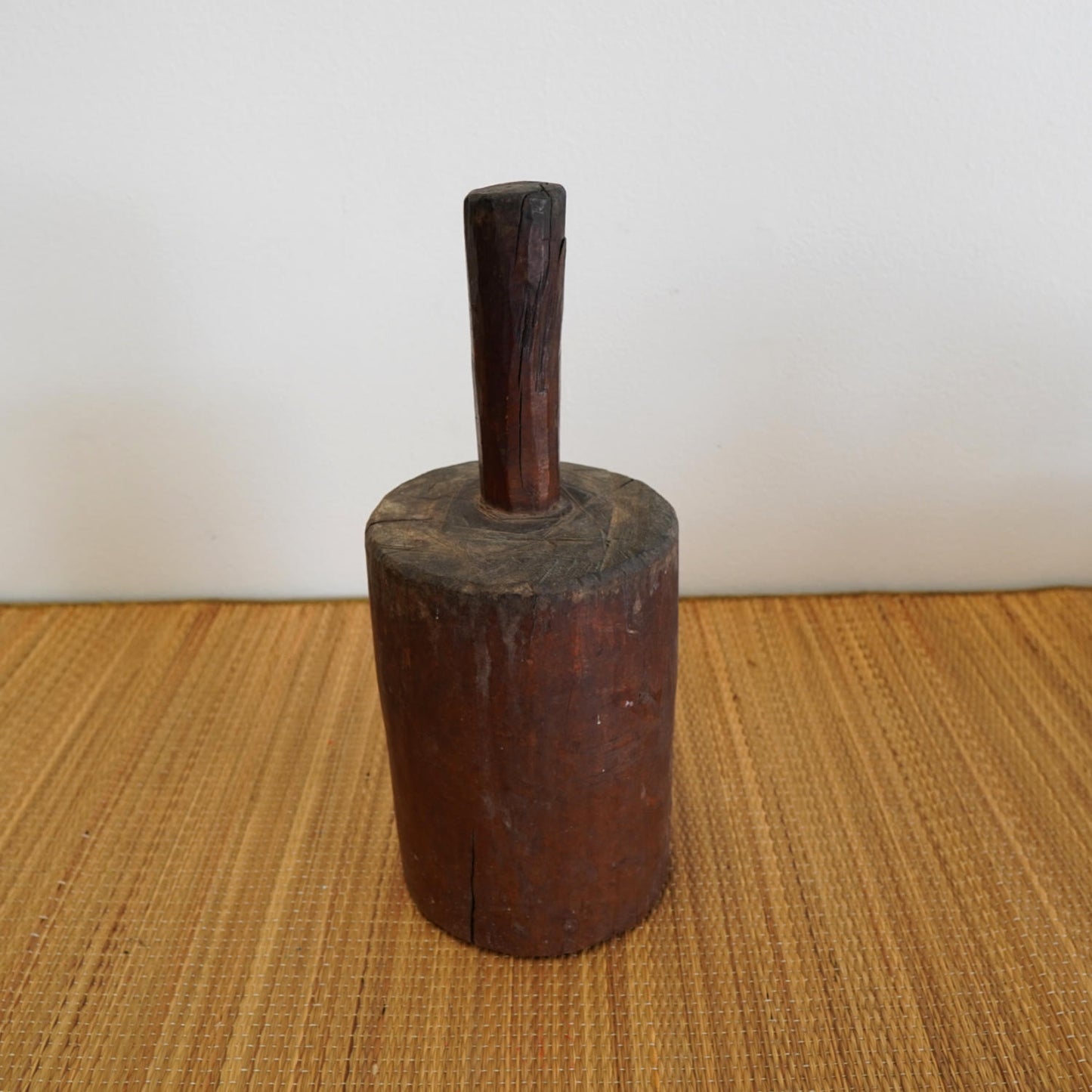 Antique Japanese Wooden Straw Hammer - No. 5