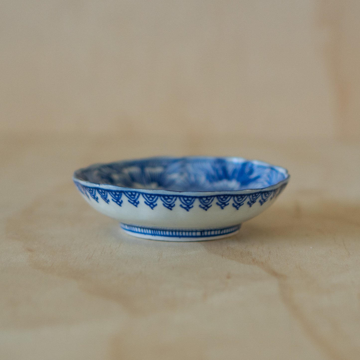Vintage Japanese Blue and White Arita plate - Small