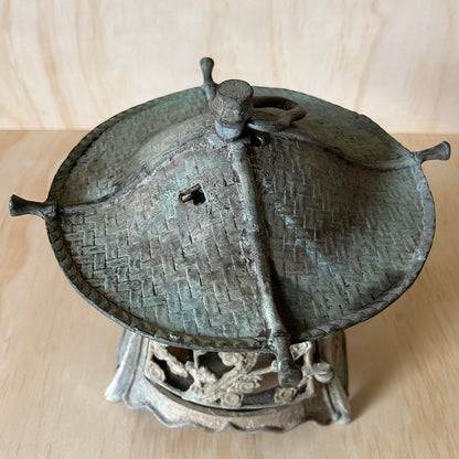 Antique Japanese Bronze Garden Lantern