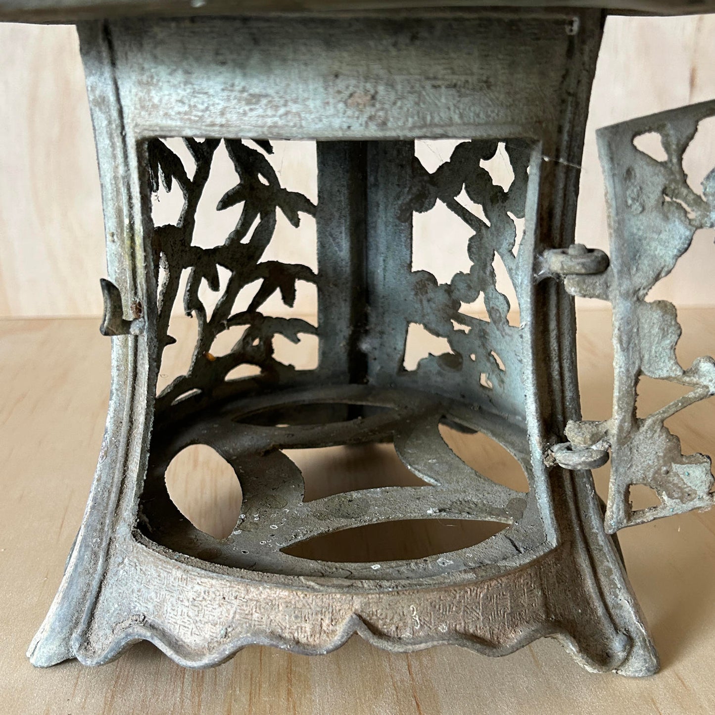 Antique Japanese Bronze Garden Lantern