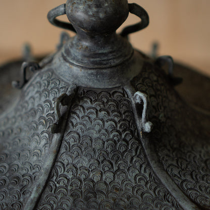 Vintage Japanese Bronze Temple Lantern