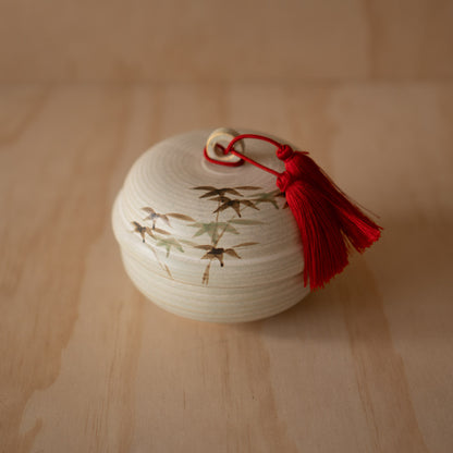 Vintage Mid Century Japanese Bell Shaped Container