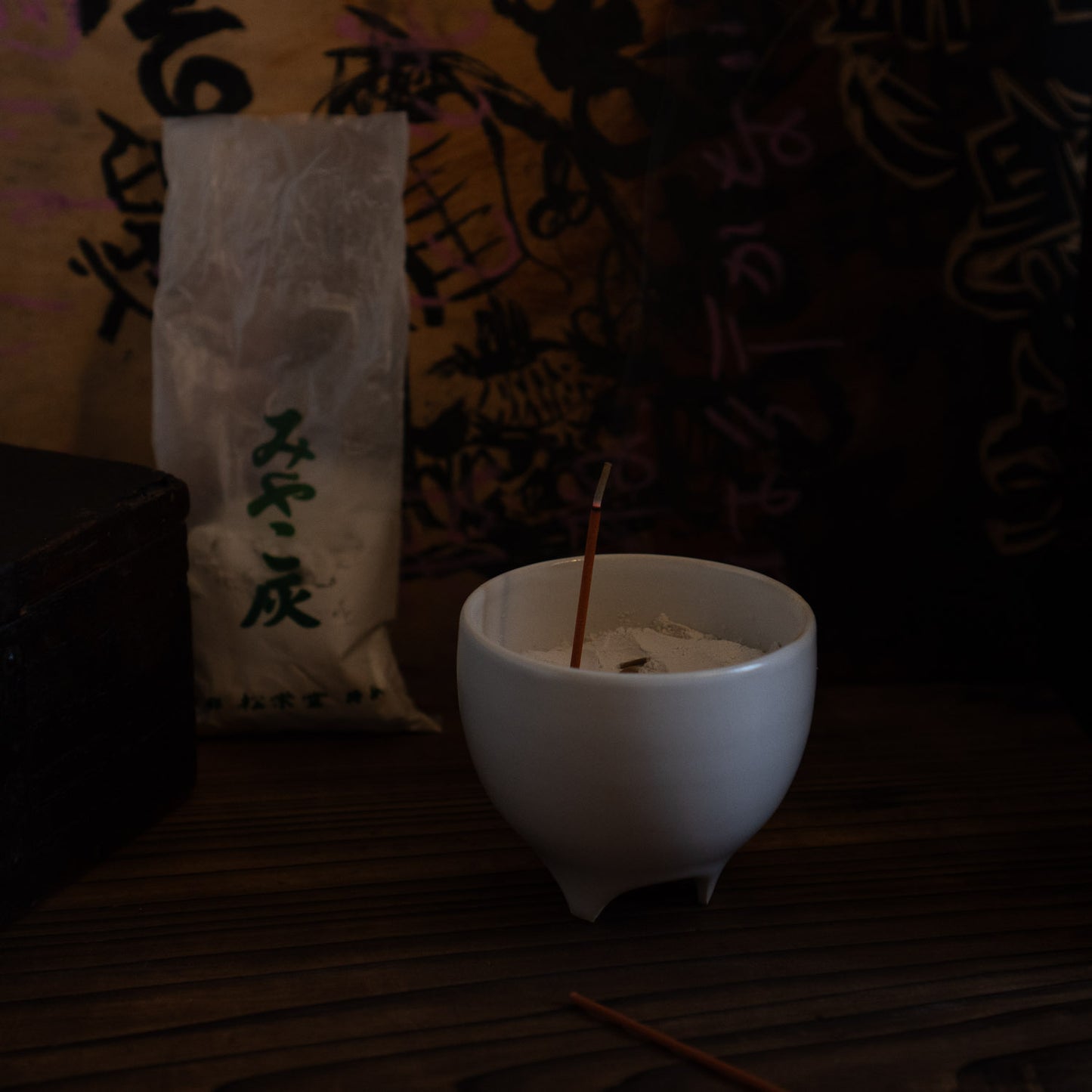 Shoyeido Japan Ceramic Incense Burner with Lid - White