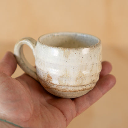 Vintage Japanese Speckled White Shino Tea/Coffee cup