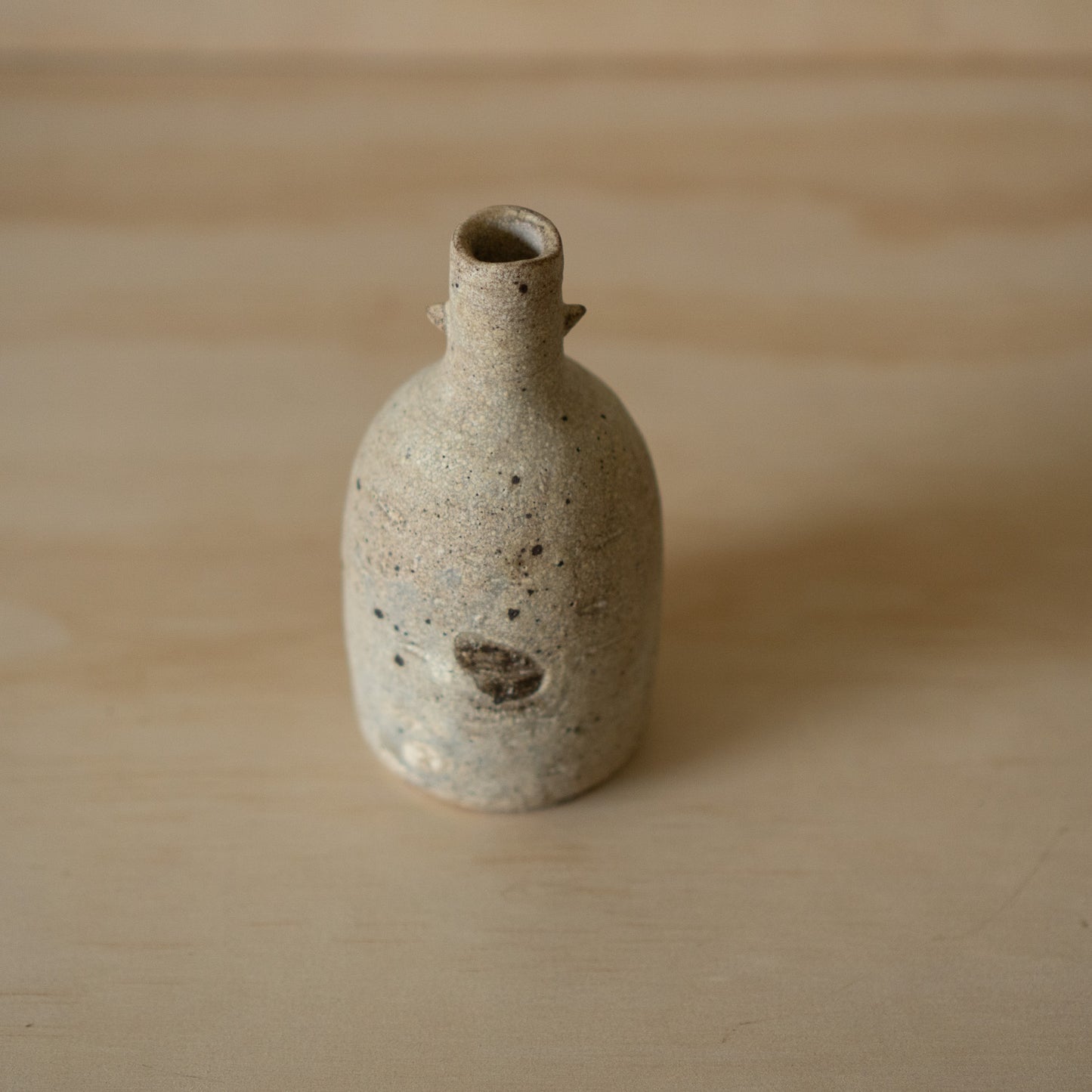 Contemporary Japanese Ceramic Horned Vase - 1