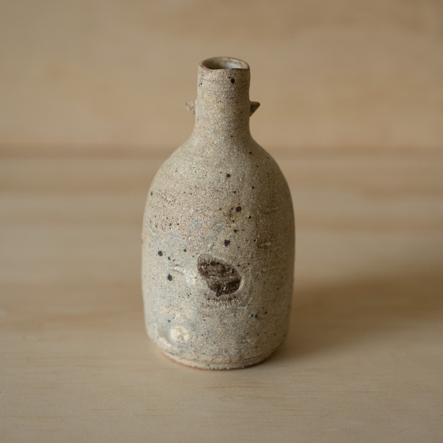 Contemporary Japanese Ceramic Horned Vase - 1