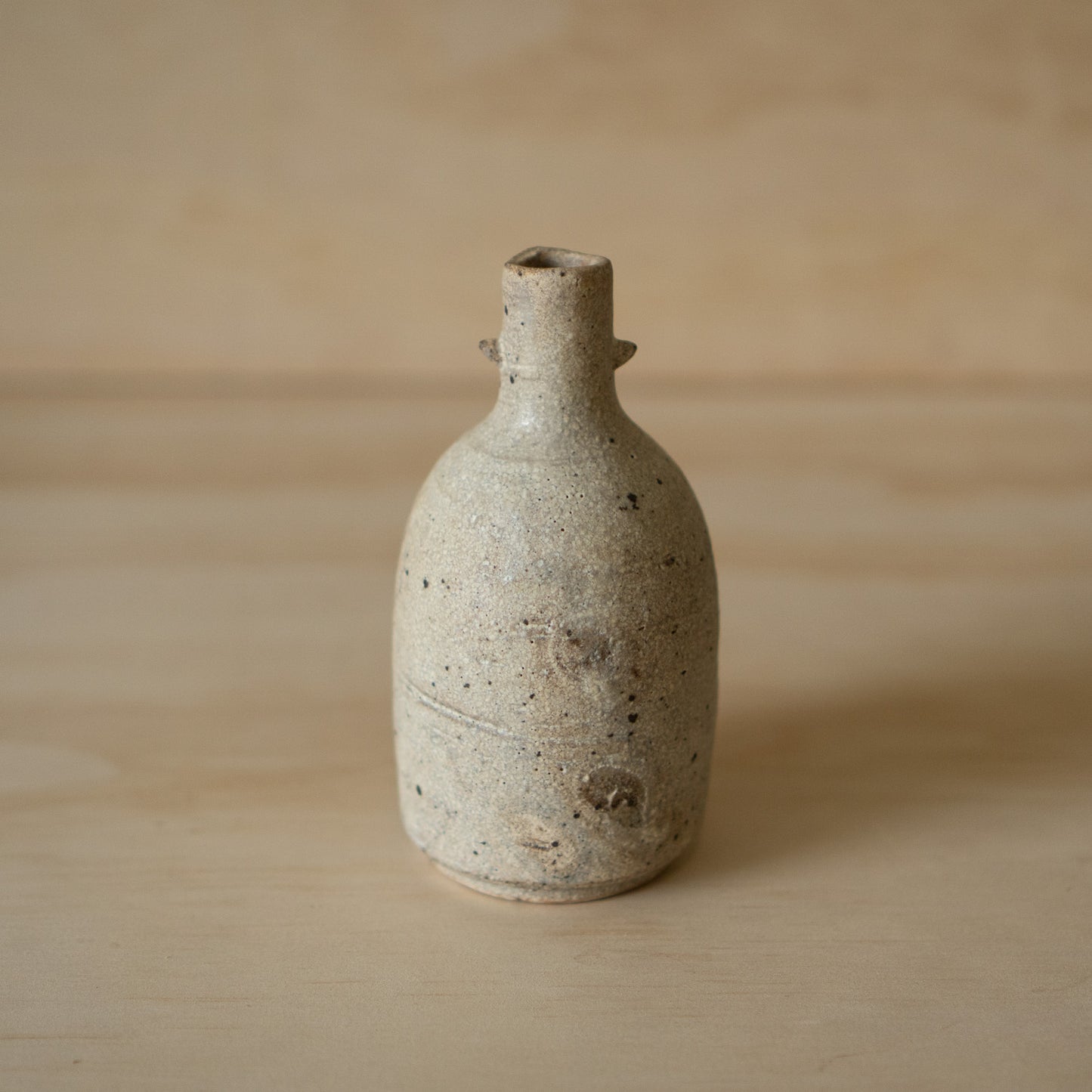 Contemporary Japanese Ceramic Horned Vase - 1