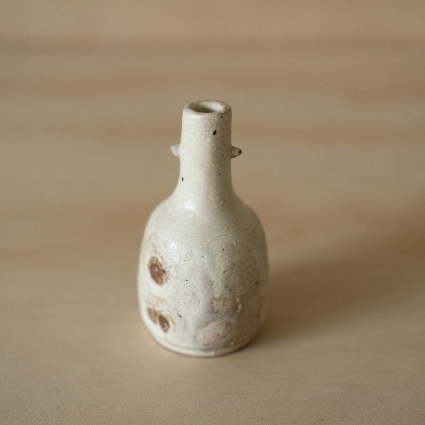 Contemporary Japanese Ceramic Horned Vase - 3