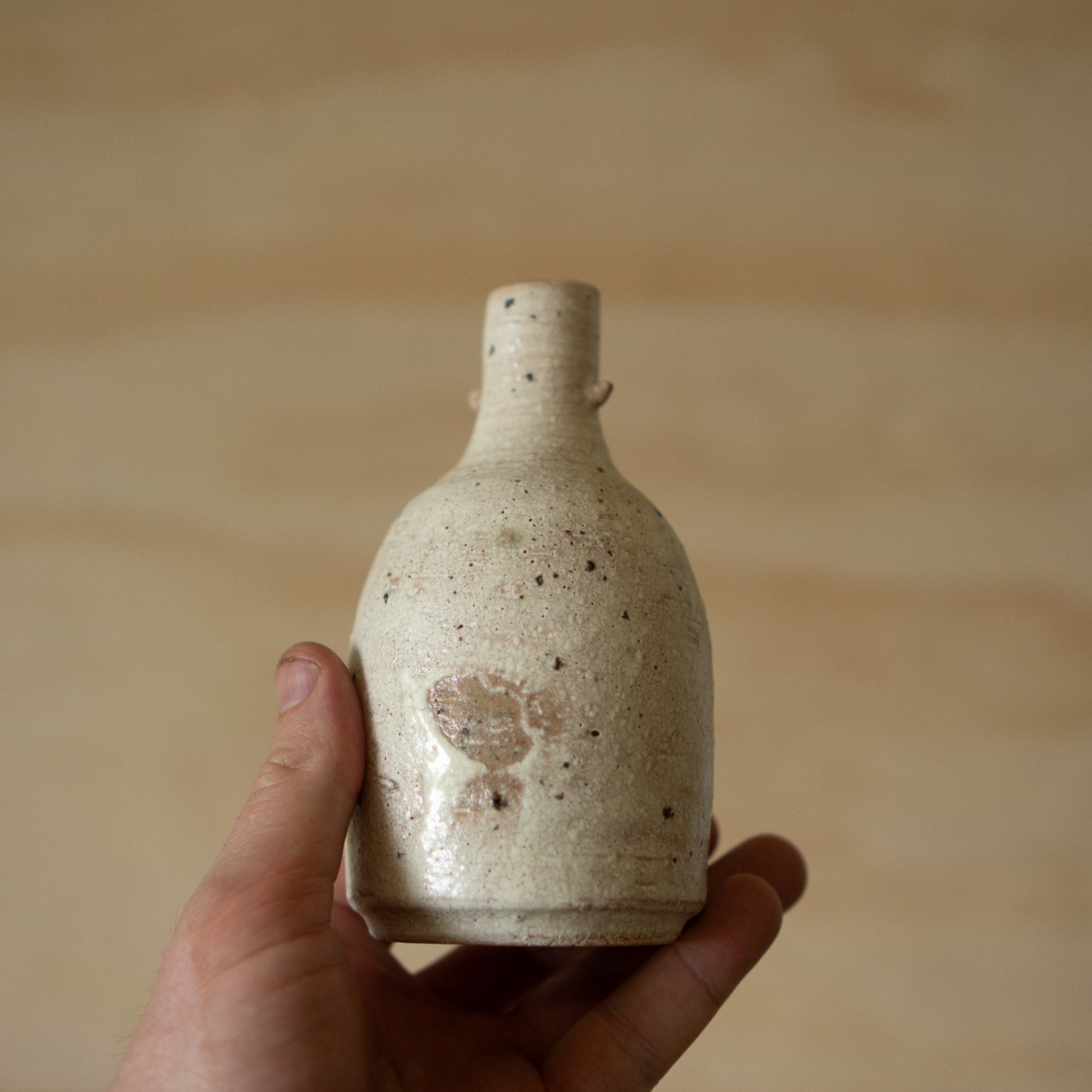 Contemporary Japanese Ceramic Horned Vase - 2