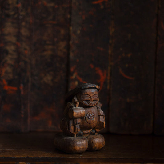 Antique Japanese Carved Daikoku Figure - 02
