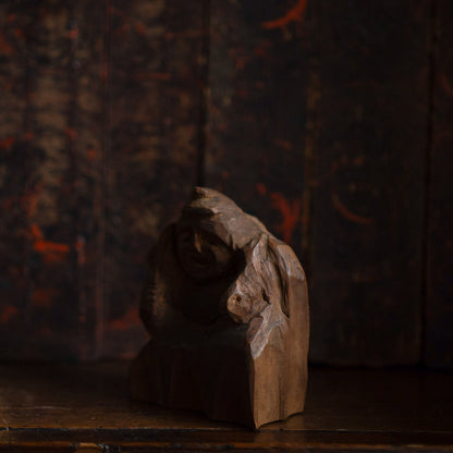 Antique Japanese Carved Ebisu Figure - 03