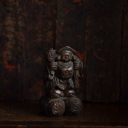 Antique Japanese Carved Daikoku - 05