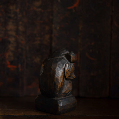 Antique Japanese Carved Daikoku - 05