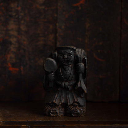 Antique Japanese Carved Daikoku - 06
