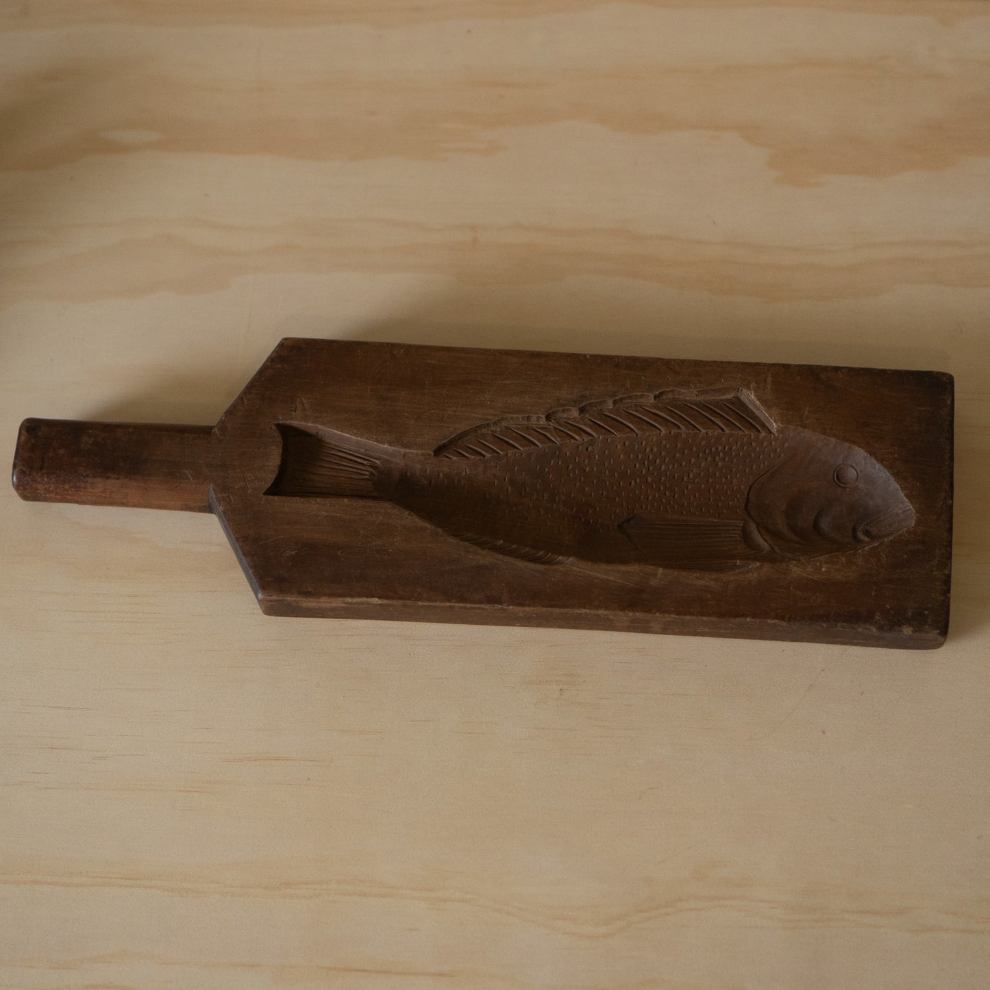 Vintage Japanese Fish shaped Kashigata Cake Mould