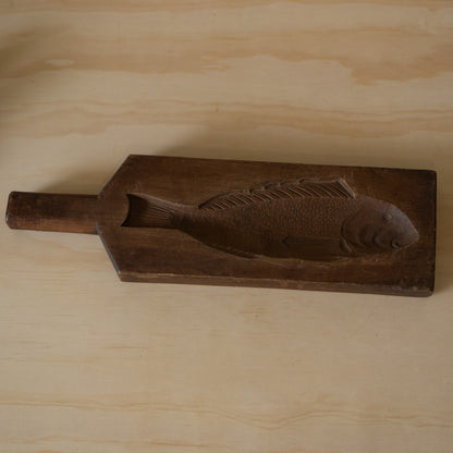 Vintage Japanese Fish shaped Kashigata Cake Mould