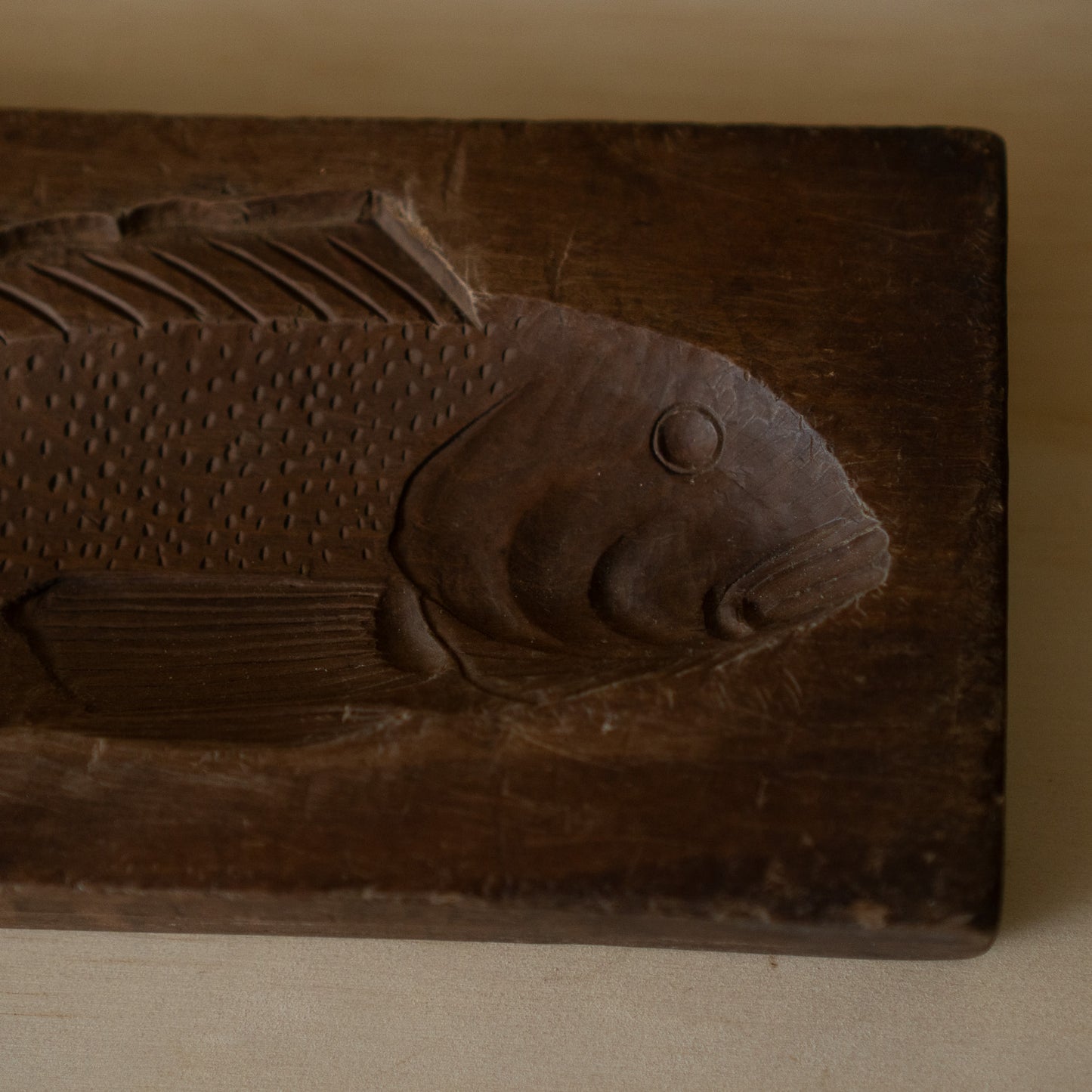 Vintage Japanese Fish shaped Kashigata Cake Mould