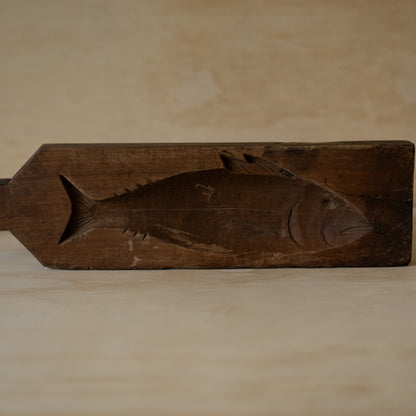 Vintage Japanese Fish shaped Kashigata Cake Mould No.2