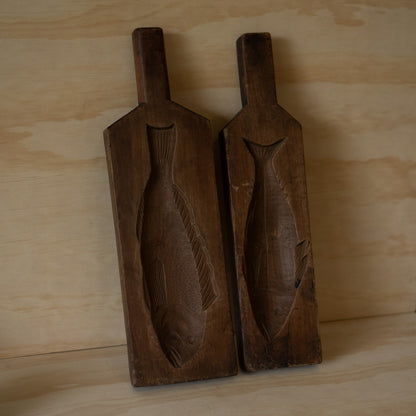 Vintage Japanese Fish shaped Kashigata Cake Mould No.2