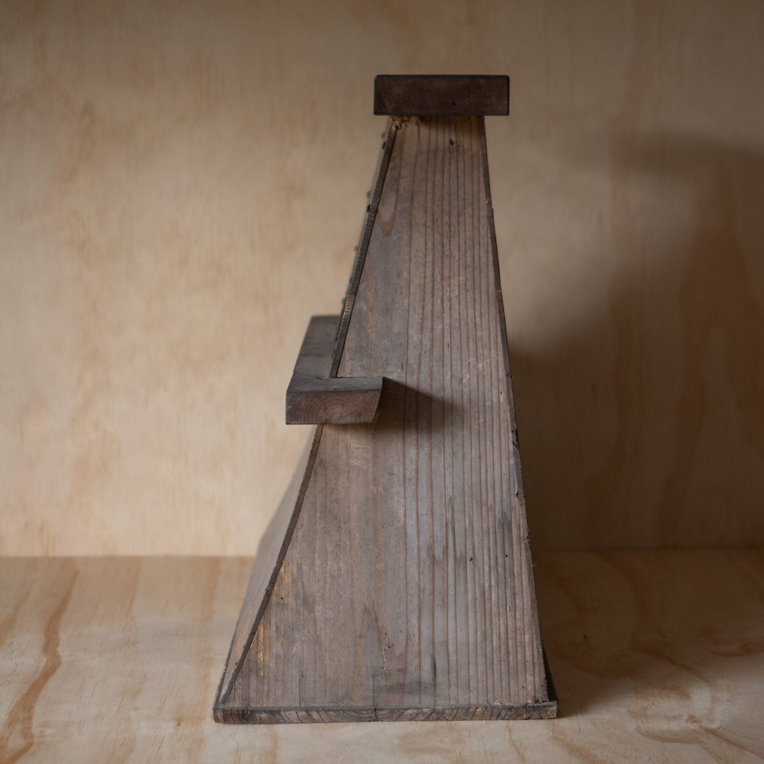 Vintage Showa Wooden Step Stool, Fumidai, Japan, 1960s for sale at