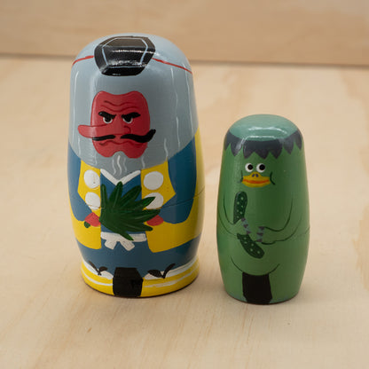 Japanese Nesting Yokai Ghost and Goblin Dolls Figures