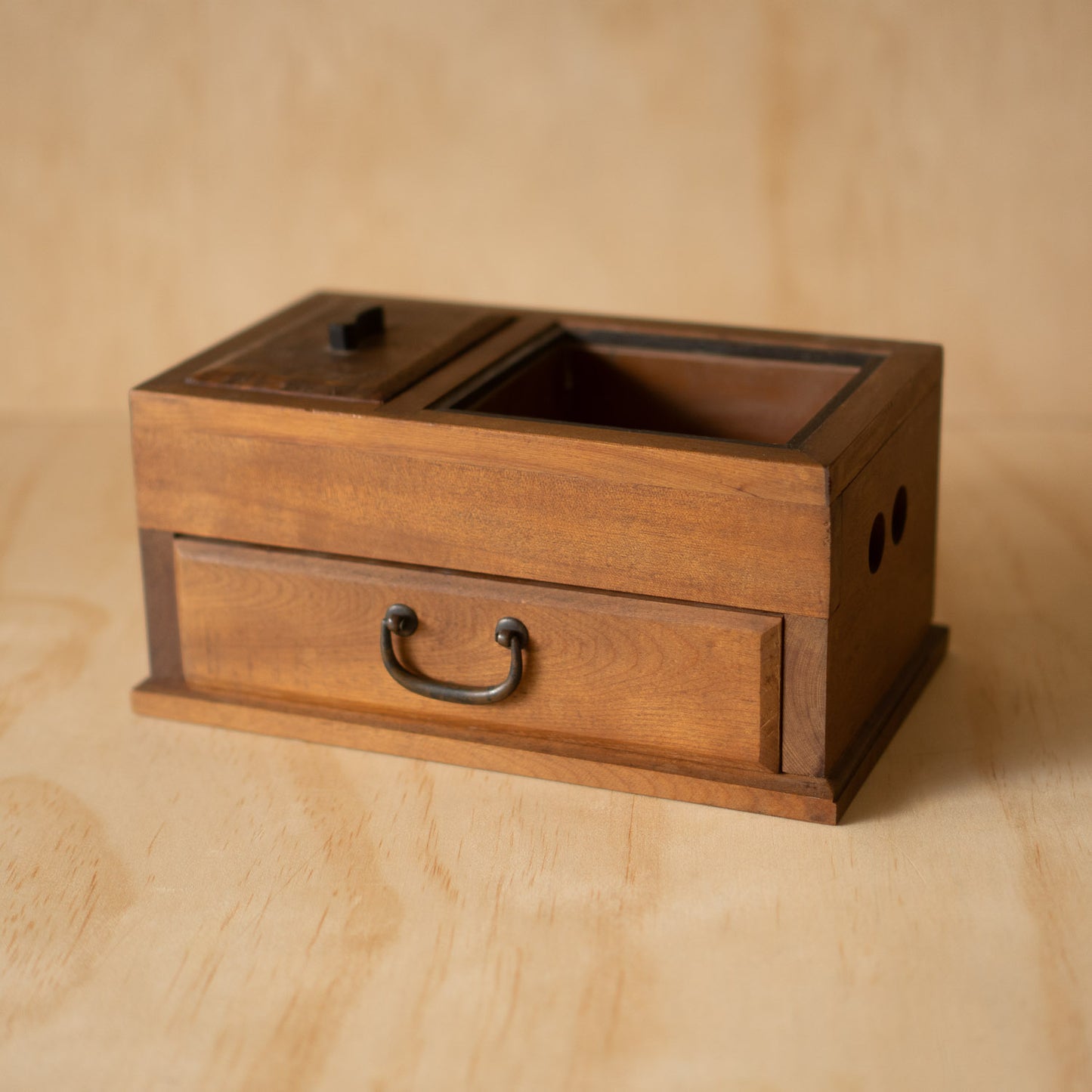 Vintage Showa period Japanese Tabako bon - Incense box