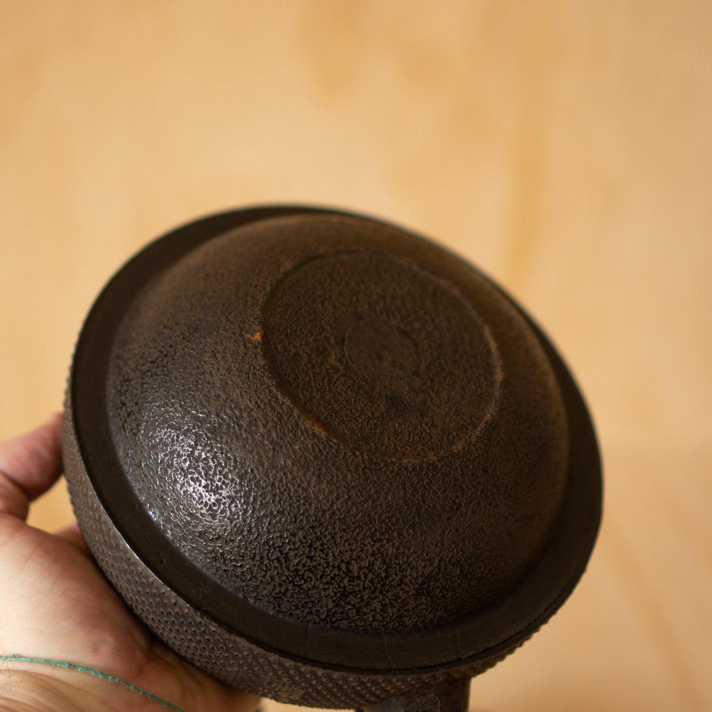 Vintage Japanese Iron Tetsubin Tea Kettle - Nambu Morioka