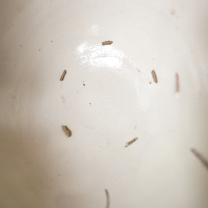 Antique Japanese Hirashimizu ware bowl with Kintsugi gold repair