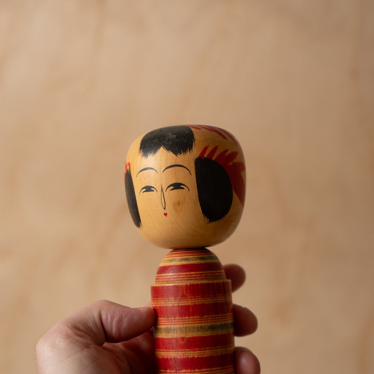Vintage Japanese Kokeshi Doll - 01
