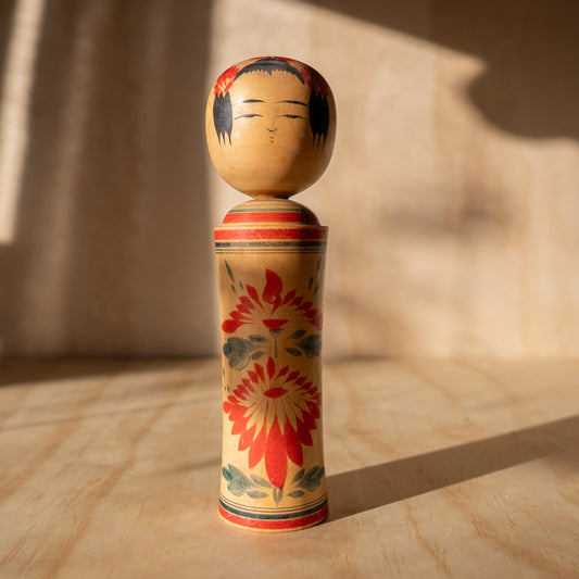 Vintage Japanese Kokeshi Doll - 02