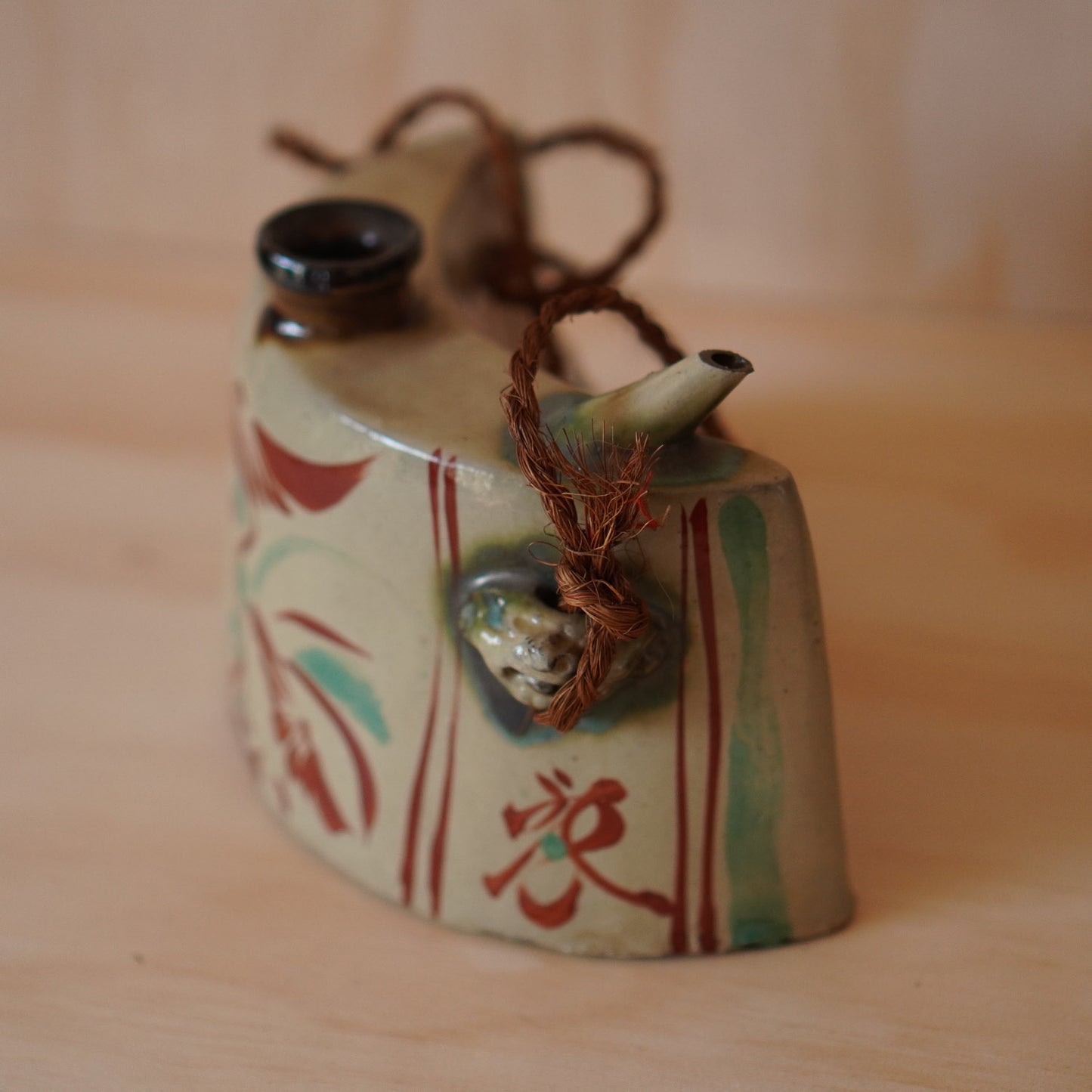 Vintage Japanese Ceramic Okinawan Sake Bottle - Dachibin