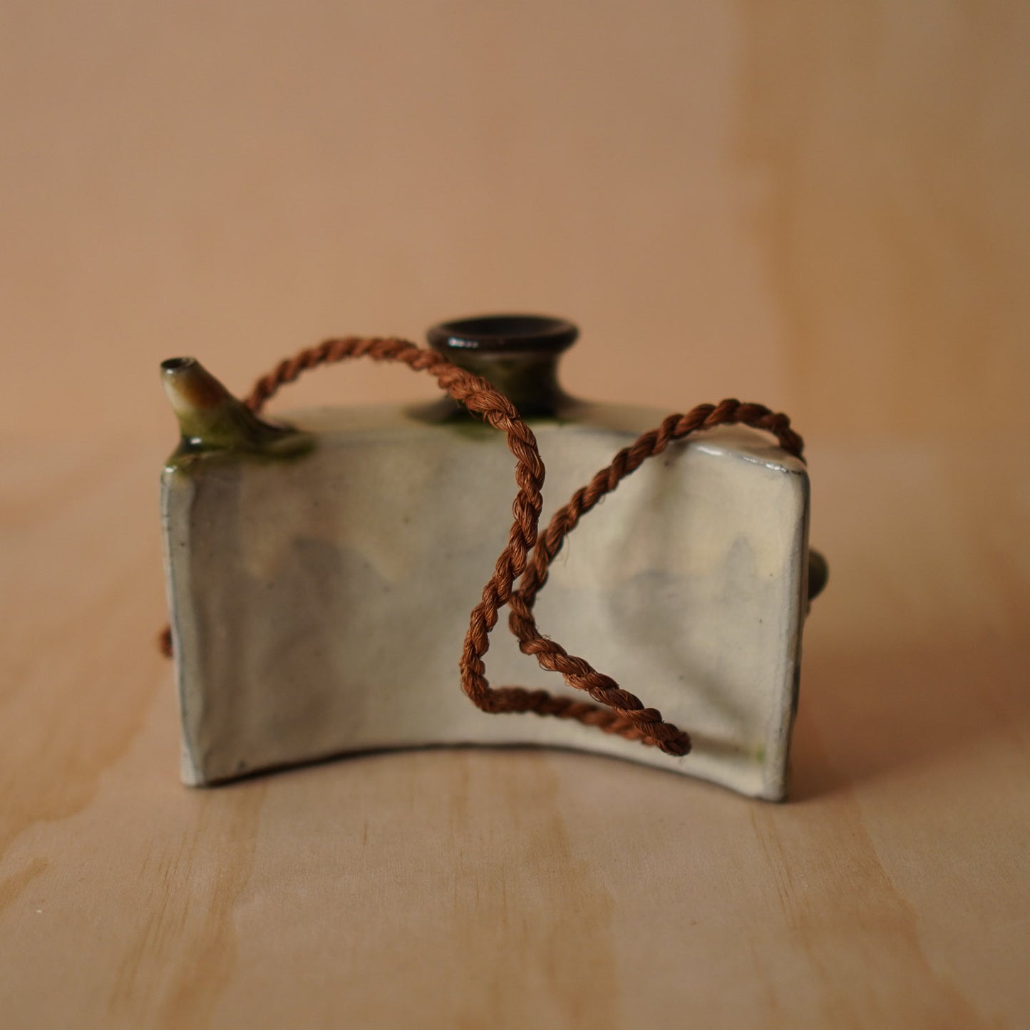 Vintage Japanese Ceramic Okinawan Sake Bottle - Dachibin