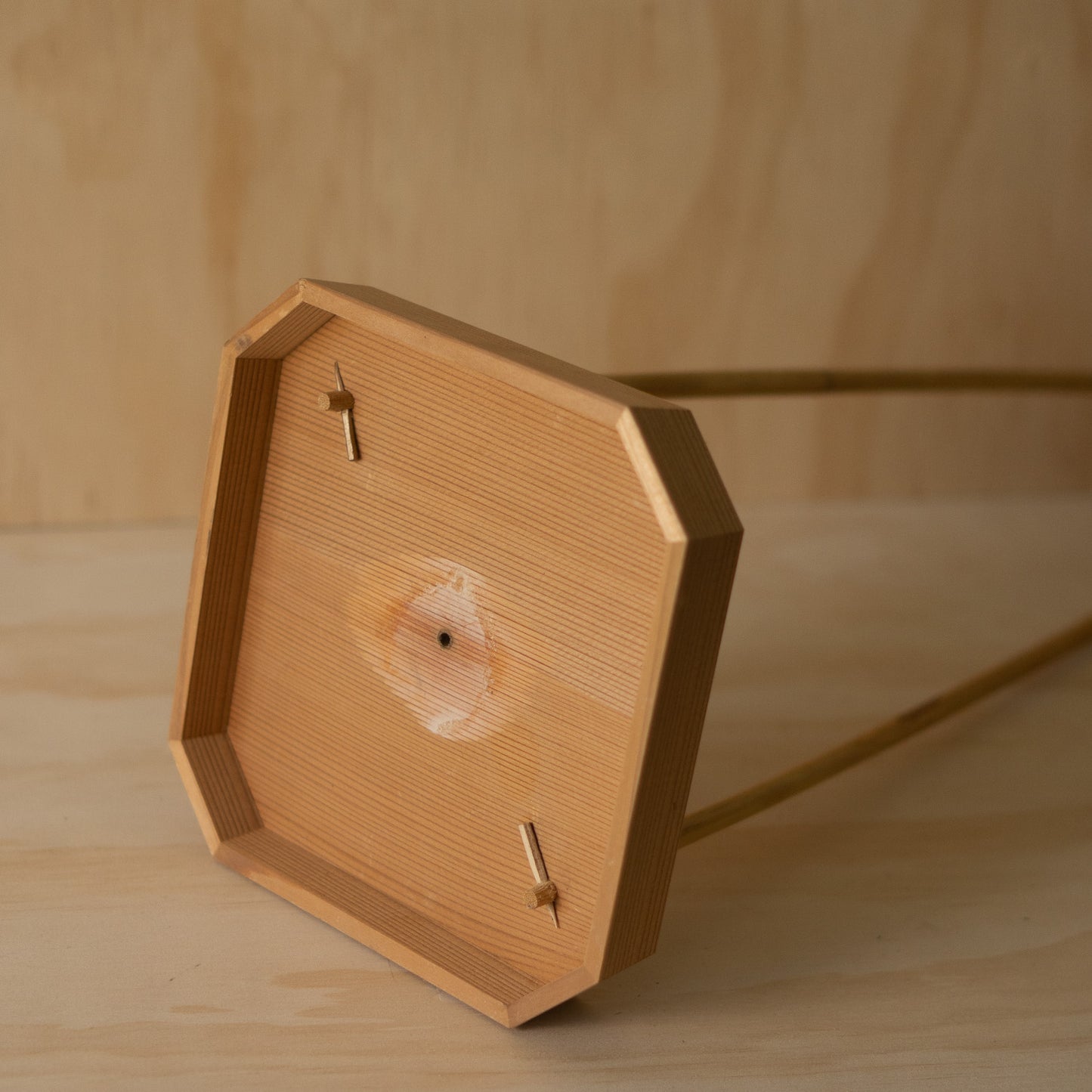 Vintage Japanese Ashimoto Andon - Tea ceremony Kanji washi paper lantern