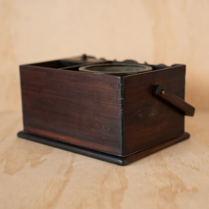 Antique Japanese Rosewood Tabako Bon - Incense Box