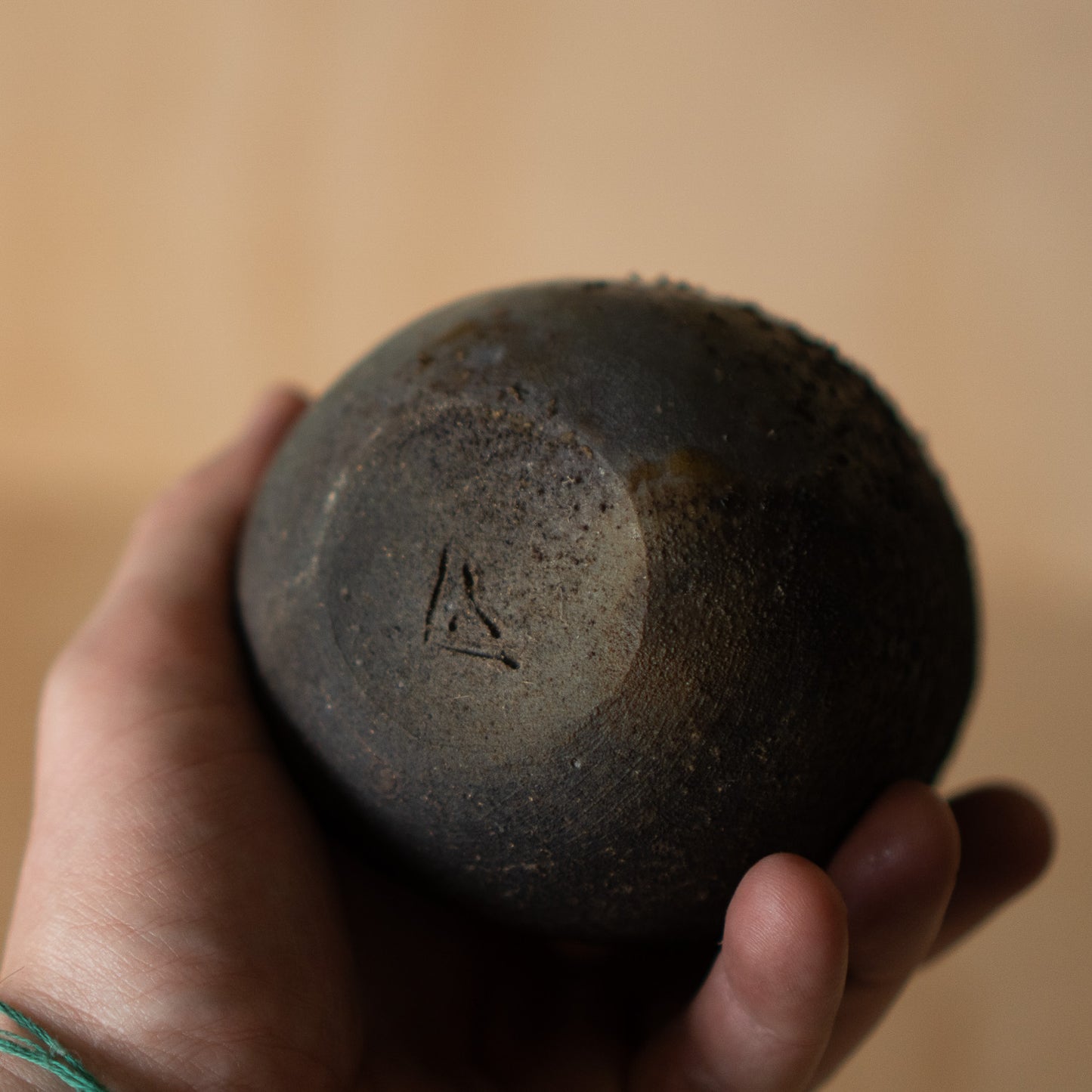 Vintage Japanese Bizen Ceramic Tokkuri Sake Bottle Vase