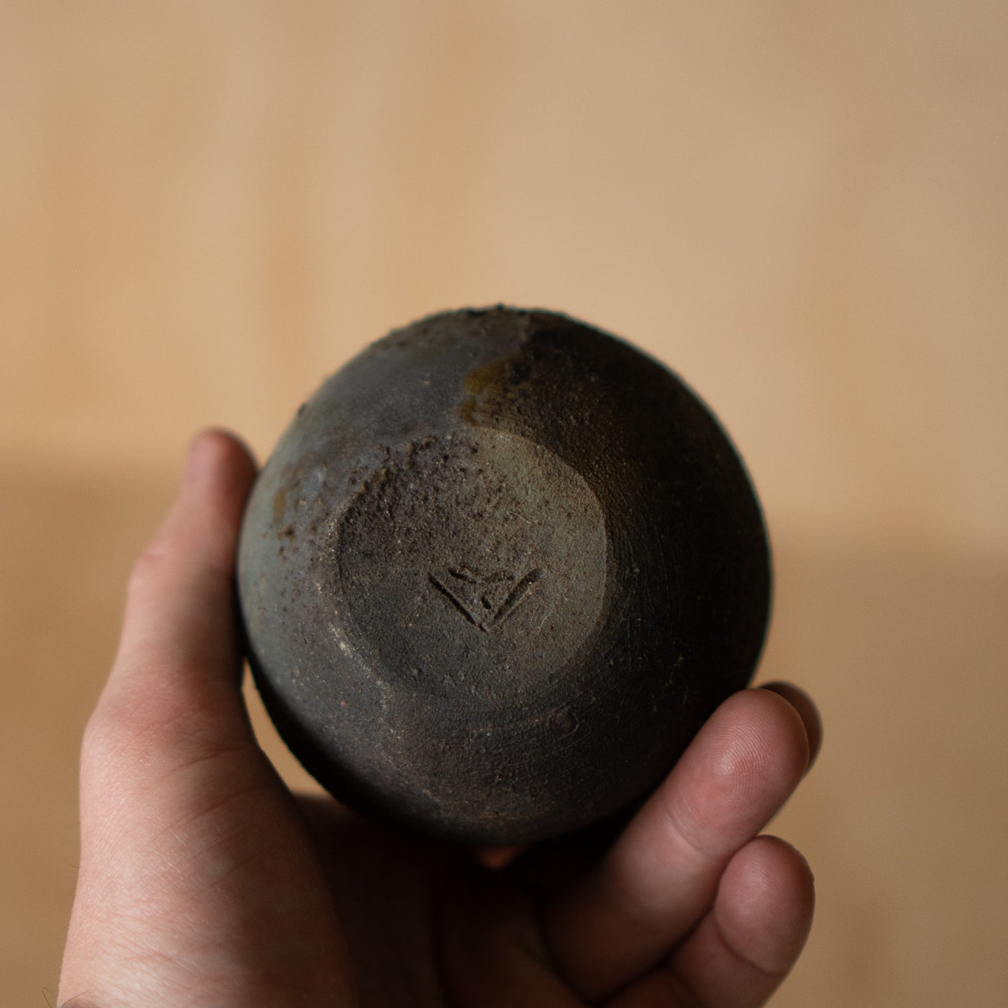 Vintage Japanese Bizen Ceramic Tokkuri Sake Bottle Vase