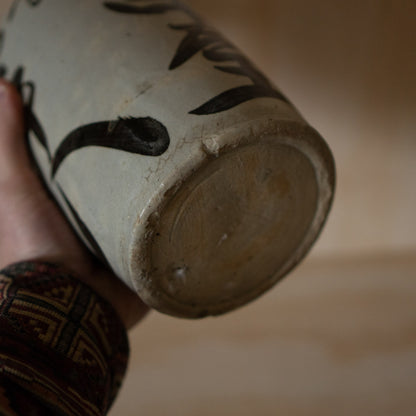 Antique Japanese Ceramic Kayoi-Tokkuri Sake Bottle - Ginza Tokyo!