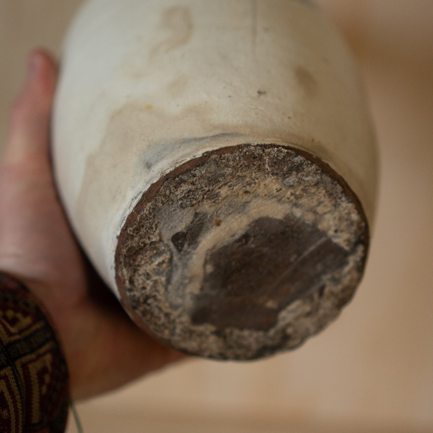 Antique Japanese Ceramic Kayoi-Tokkuri Sake Bottle - Yorozuya Saketen