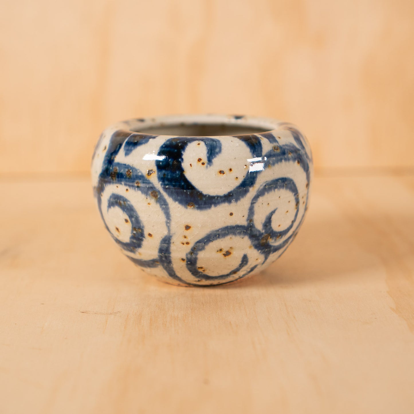 Japanese Shigaraki Ceramic Koro Incense burner - Shimakichi Pottery Studio