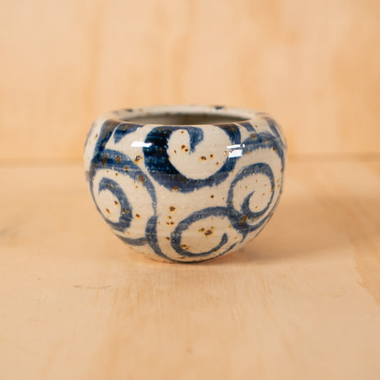 Japanese Shigaraki Ceramic Koro Incense burner - Shimakichi Pottery Studio