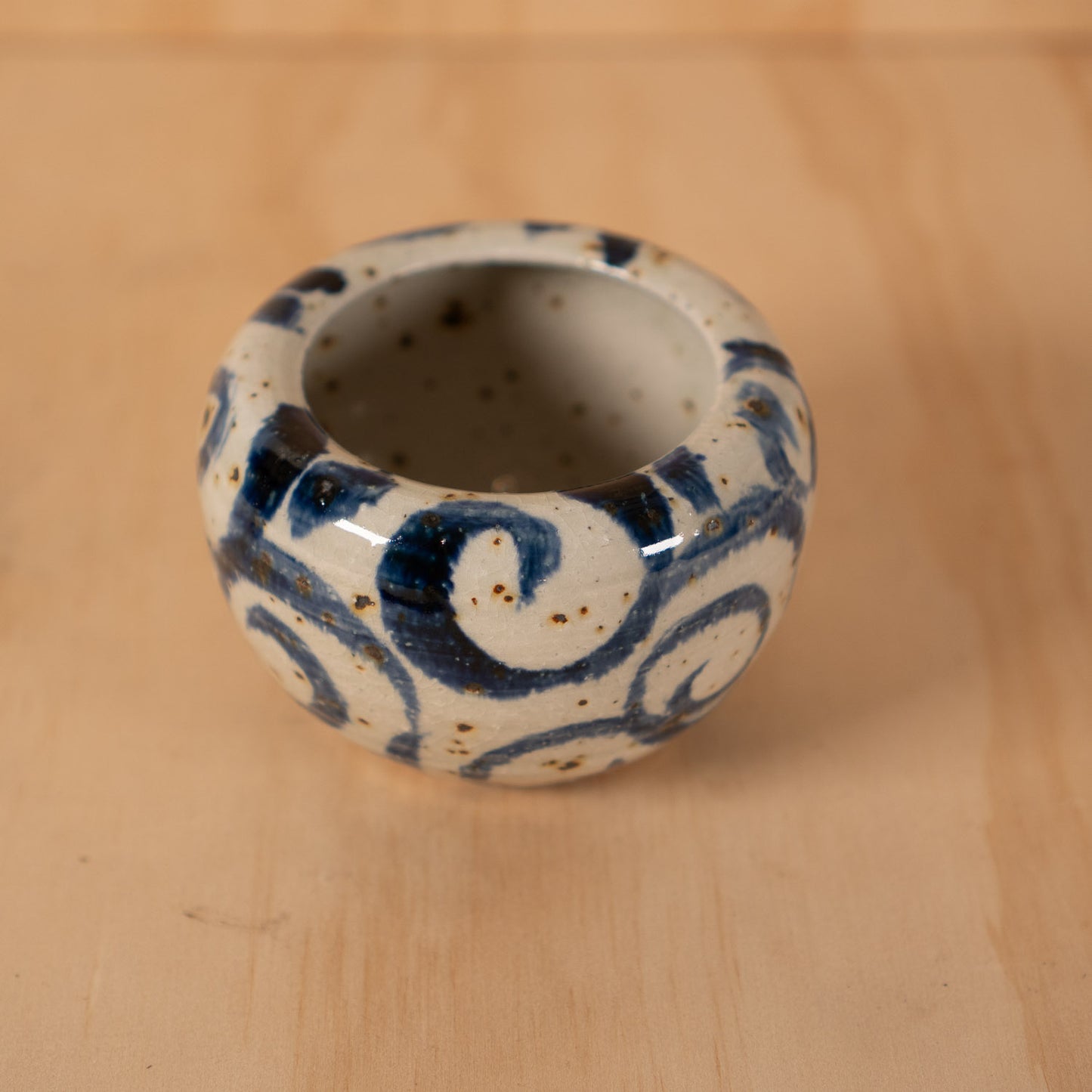 Japanese Shigaraki Ceramic Koro Incense burner - Shimakichi Pottery Studio