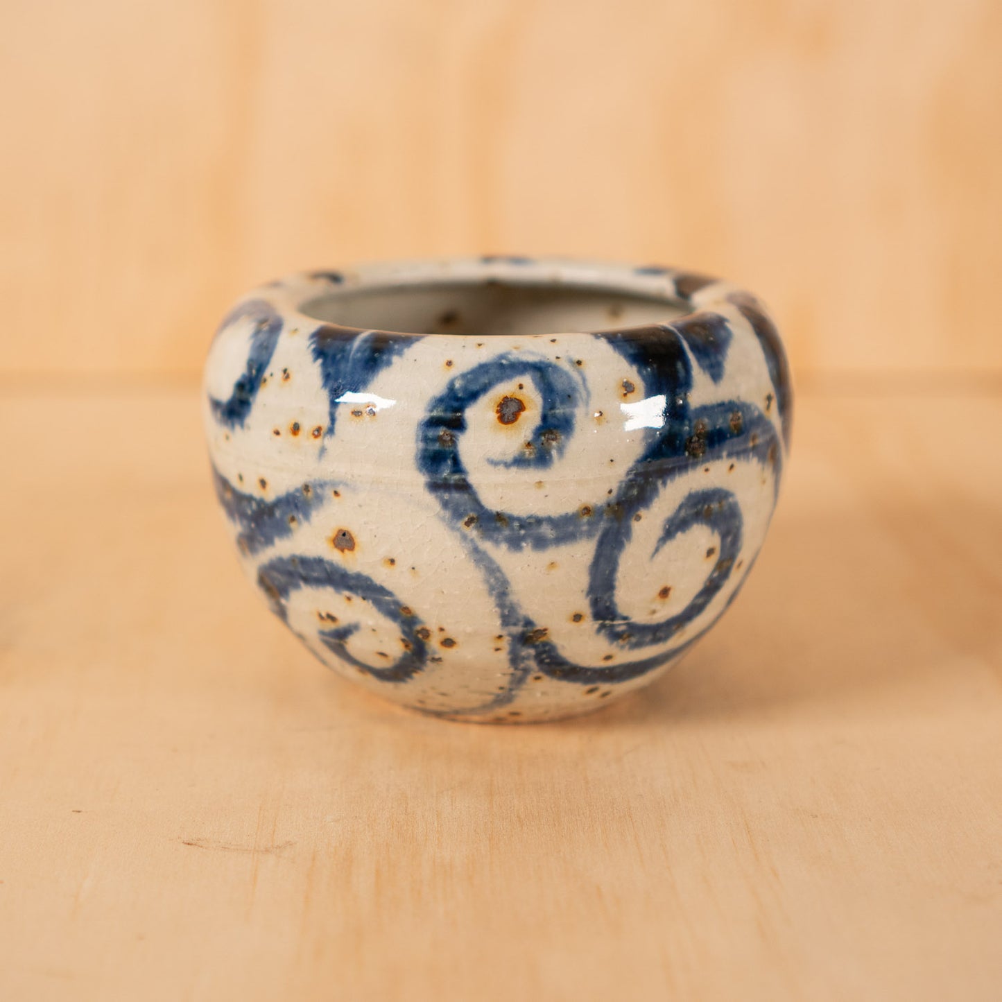 Japanese Shigaraki Ceramic Koro Incense burner - Shimakichi Pottery Studio