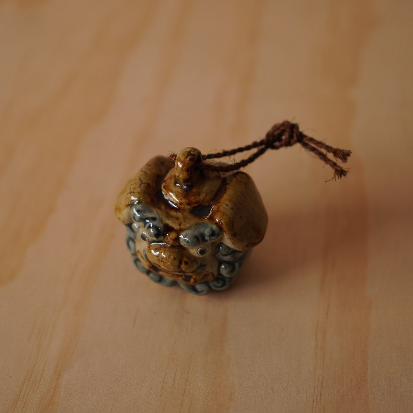 Vintage Japanese Okinawan style Shishi Temple Lion Bell